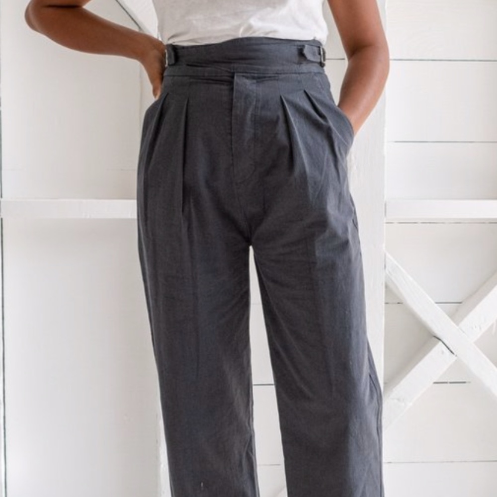 Caron Callahan Nickie Pant Charcoal Size M EUC